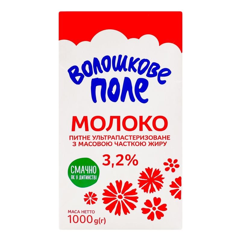 Молоко Волошкове Поле 3,2% TGA 1000г